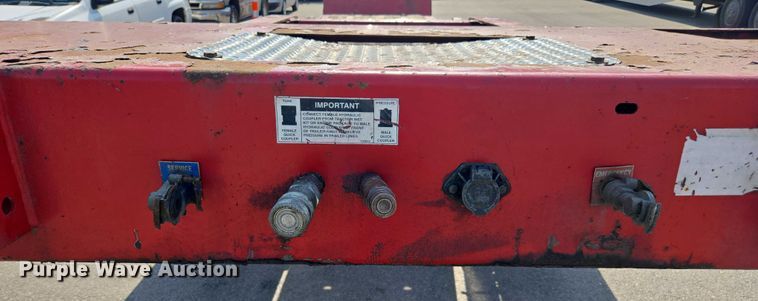 image for item DU7793 2008 Landoll lowboy equipment trailer