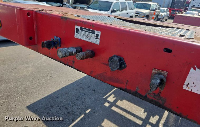 image for item DU7793 2008 Landoll lowboy equipment trailer