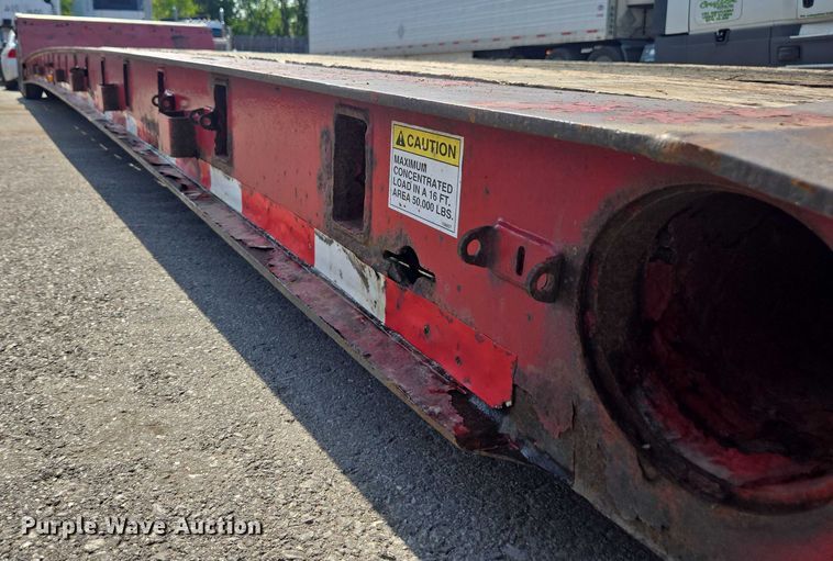 image for item DU7793 2008 Landoll lowboy equipment trailer