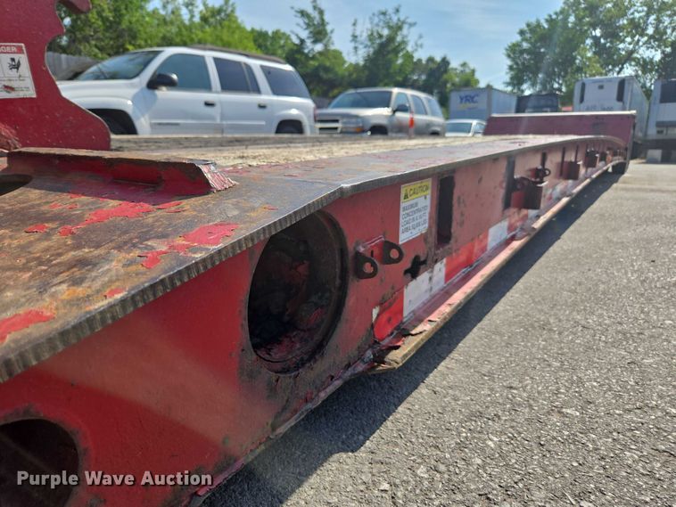 image for item DU7793 2008 Landoll lowboy equipment trailer