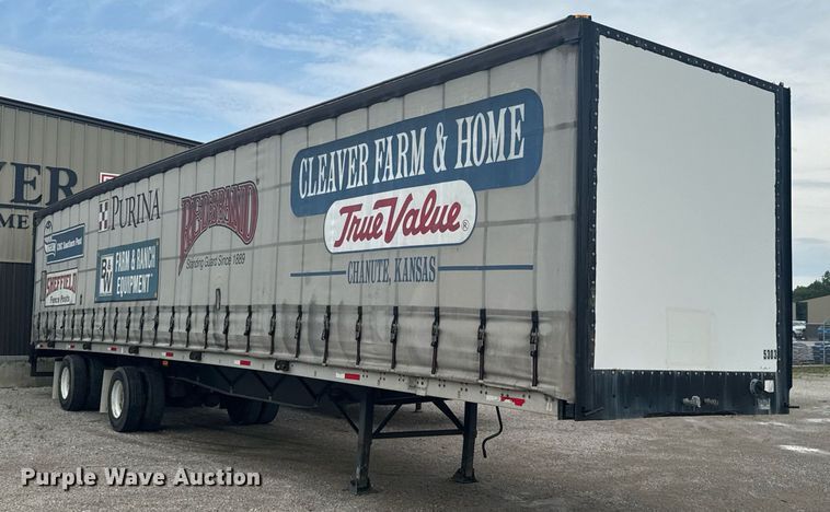 image for item DU9802 1997 Nu Van NVF-53102 side curtain trailer