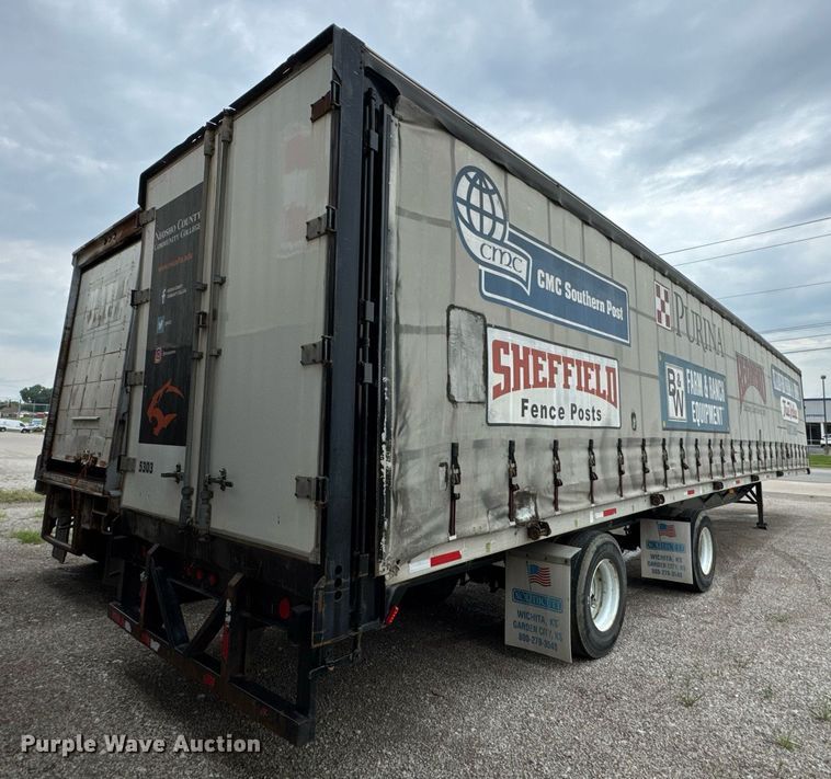 image for item DU9802 1997 Nu Van NVF-53102 side curtain trailer