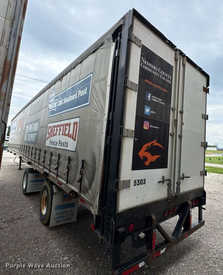 image for item DU9802 1997 Nu Van NVF-53102 side curtain trailer