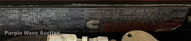 image for item DU9856 Cummins ISM 365 engine