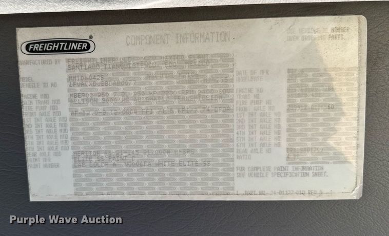 image for item DV2737 2008 Freightliner Business Class M2 box truck