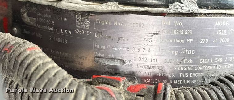 image for item DV4152 2015 Freightliner Business Class M2 semi truck