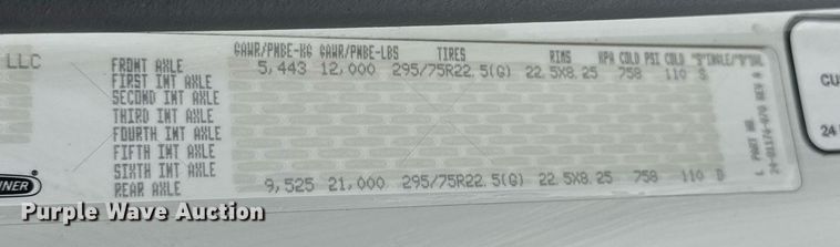 image for item DV4152 2015 Freightliner Business Class M2 semi truck