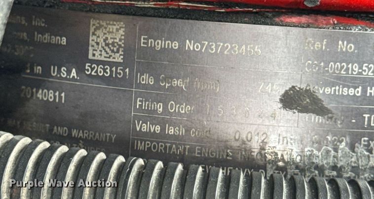 image for item DV4154 2015 Freightliner Business Class M2 semi truck