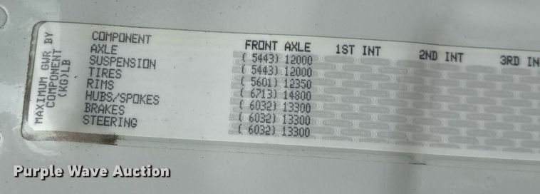 image for item DV4156 2016 Freightliner Cascadia semi truck