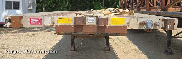image for item DW7072 1994 Dorsey flatbed trailer