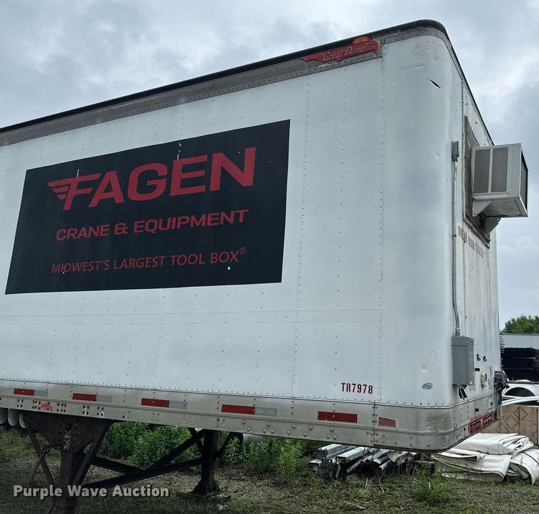 image for item EB2628 1995 Great Dane 701TZ-1 jobsite trailer