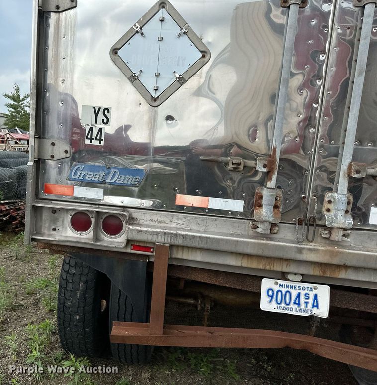 image for item EB2629 1987 Great Dane 7011TZ1 jobsite trailer