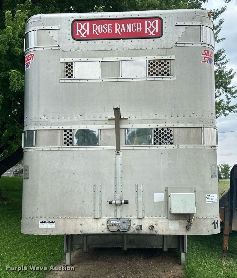 image for item EB2632 2012 Wilson livestock trailer