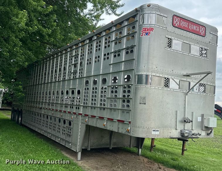 image for item EB2632 2012 Wilson livestock trailer
