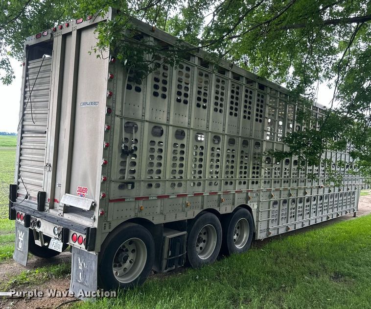 image for item EB2632 2012 Wilson livestock trailer