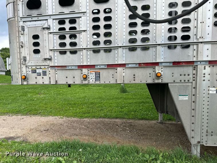 image for item EB2632 2012 Wilson livestock trailer