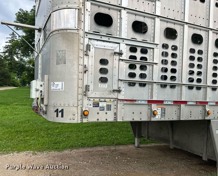 image for item EB2632 2012 Wilson livestock trailer