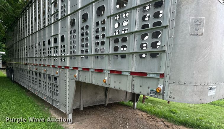 image for item EB2632 2012 Wilson livestock trailer