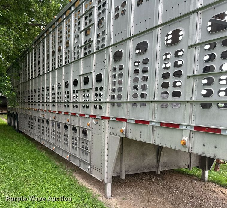 image for item EB2632 2012 Wilson livestock trailer