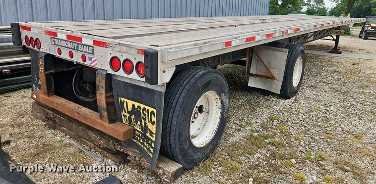 image for item EB8110 2000 Transcraft Eagle W2 flatbed trailer