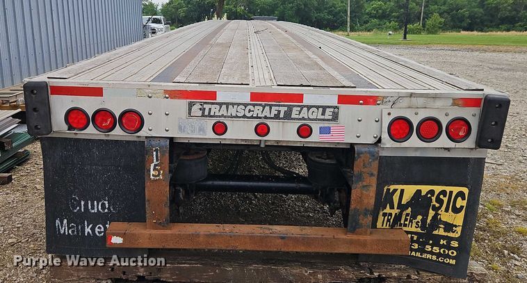 image for item EB8110 2000 Transcraft Eagle W2 flatbed trailer