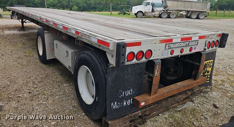 image for item EB8110 2000 Transcraft Eagle W2 flatbed trailer