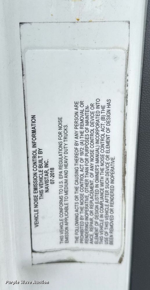 image for item EC3651 2019 International LT625 semi truck