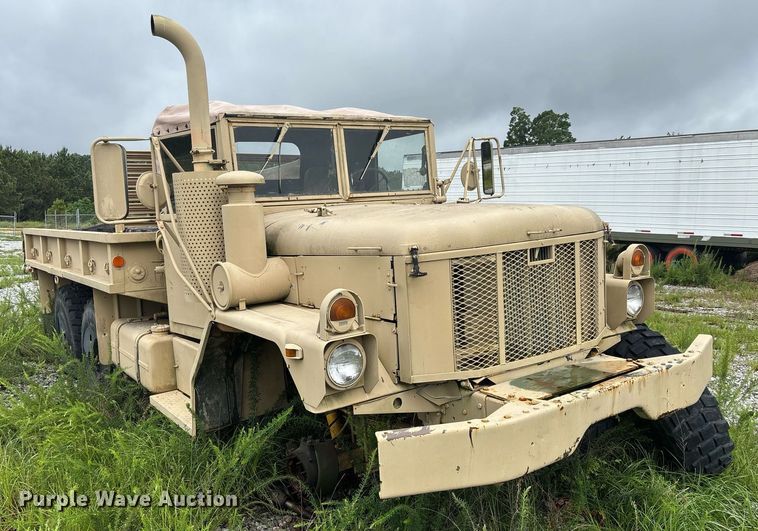 image for item EC3653 2001 AM General M35A3 flatbed truck