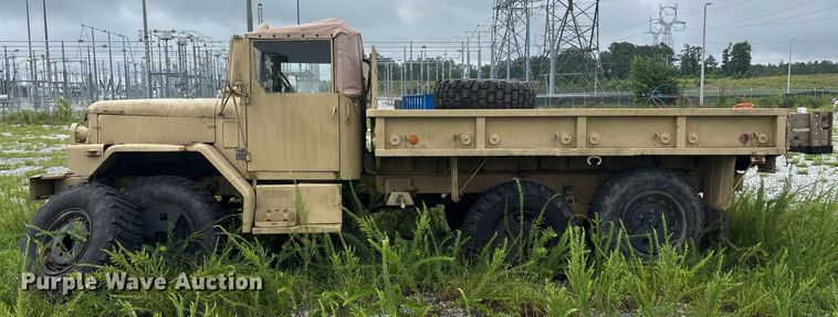 image for item EC3653 2001 AM General M35A3 flatbed truck