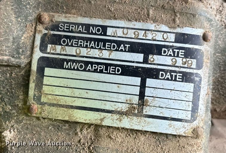 image for item EC3653 2001 AM General M35A3 flatbed truck