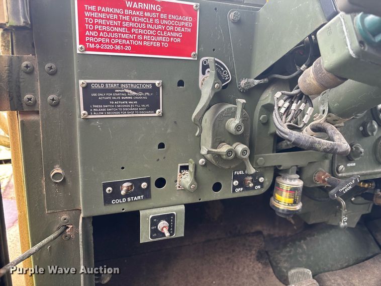 image for item EC3653 2001 AM General M35A3 flatbed truck