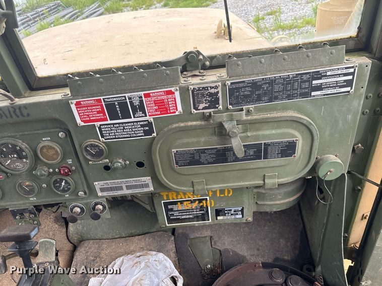 image for item EC3653 2001 AM General M35A3 flatbed truck