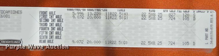 image for item ED2037 2015 Freightliner Cascadia semi truck