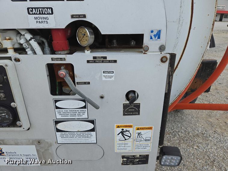 image for item ED2045 2002 Sterling L-Line sewer jetter truck