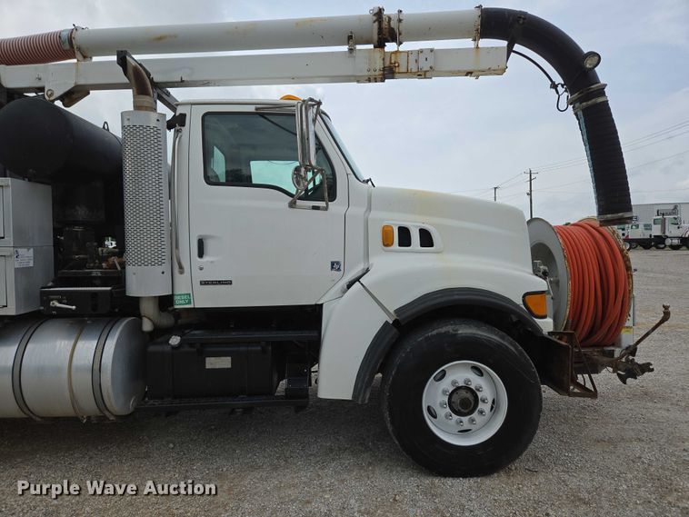 image for item ED2045 2002 Sterling L-Line sewer jetter truck