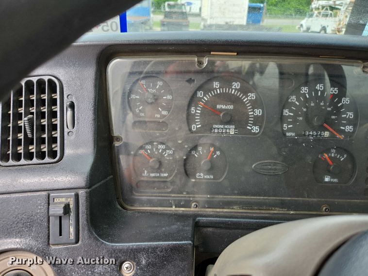 image for item ED2045 2002 Sterling L-Line sewer jetter truck