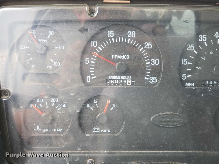 image for item ED2045 2002 Sterling L-Line sewer jetter truck