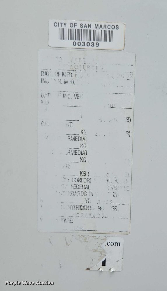 image for item ED2045 2002 Sterling L-Line sewer jetter truck