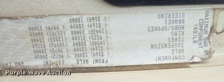 image for item ED2046 2007 Sterling L-Line tank truck