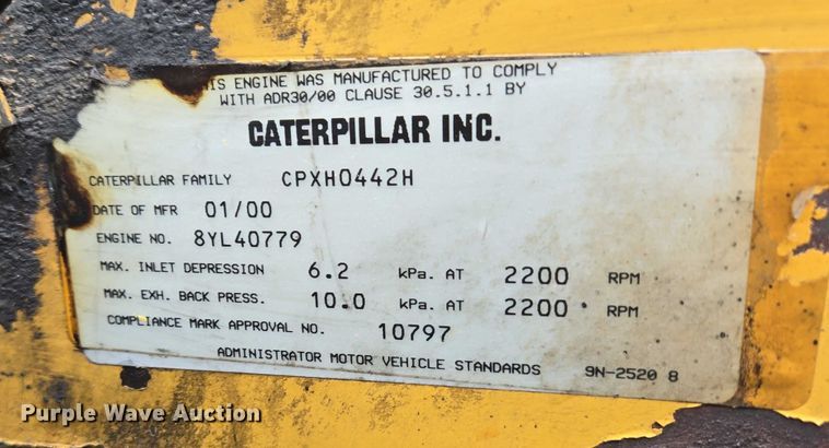 image for item ED2047 2000 Freightliner FL80 flatbed truck