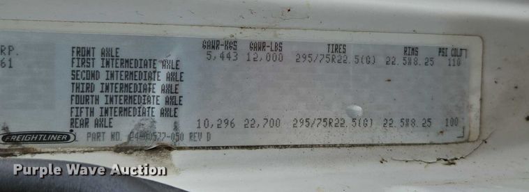 image for item ED2047 2000 Freightliner FL80 flatbed truck