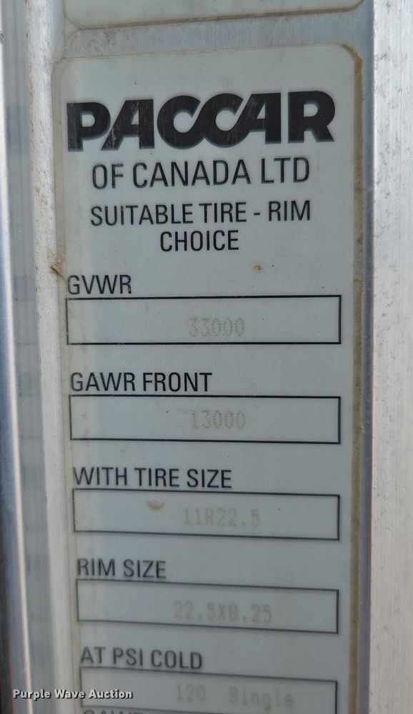 image for item ED2049 2013 Peterbilt 337 truck cab and chassis