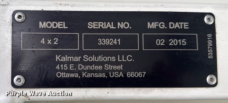 image for item EG2513 2015 Kalmar Solutions 4x2 yard truck