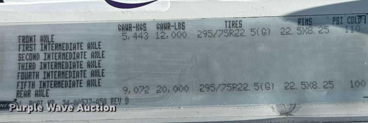 image for item EG5907 2002 Freightliner Century Class semi truck