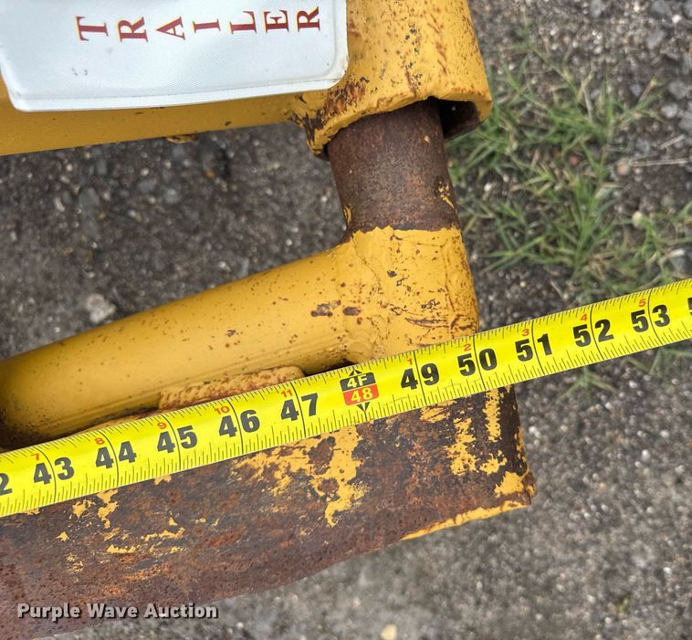 image for item EG6564 1979 Fruehauf C25L-32 drop deck equipment trailer