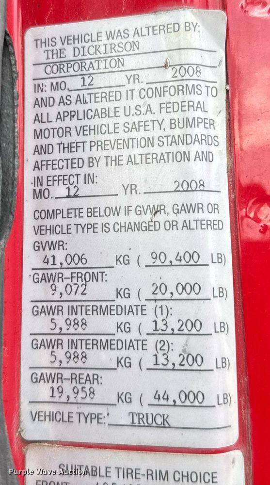 image for item EG6565 2005 Mack CV713 dump truck