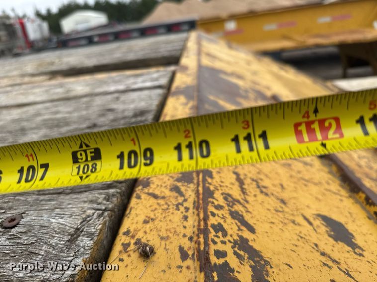 image for item EG6567 2008 Kaufman drop deck equipment trailer