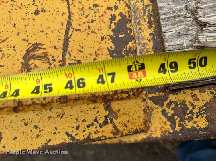 image for item EG6567 2008 Kaufman drop deck equipment trailer