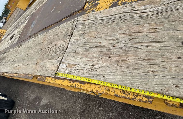 image for item EG6567 2008 Kaufman drop deck equipment trailer