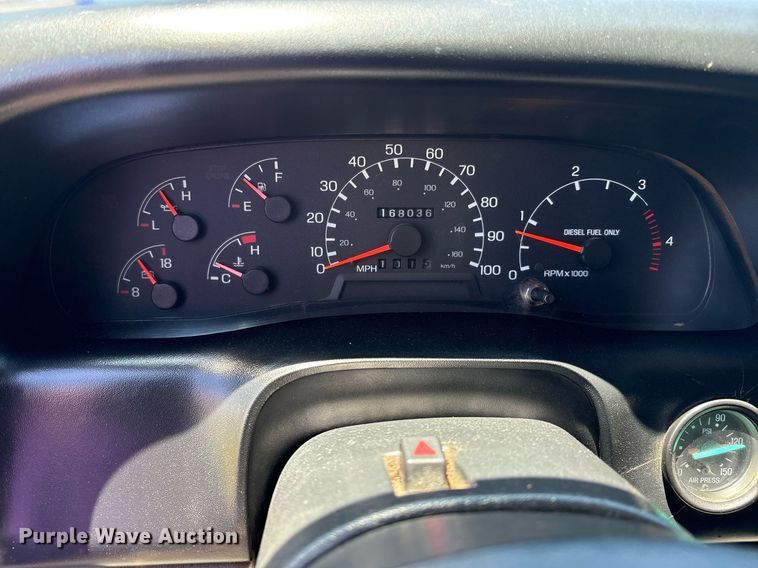 image for item EM2590 2003 Ford F750 flatbed truck